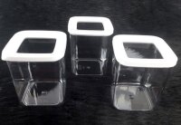 Vip Ahmet 185 3x 900ml Set Frischhaltedosen mit Deckel Vorrats Dosen Beh&auml;lter Aufbewahrung BPA frei